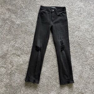 Just Black Women's Distressed Skinny Jeans